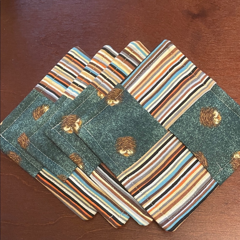 Paisley Print Coasters Set - Picture 2 of 2